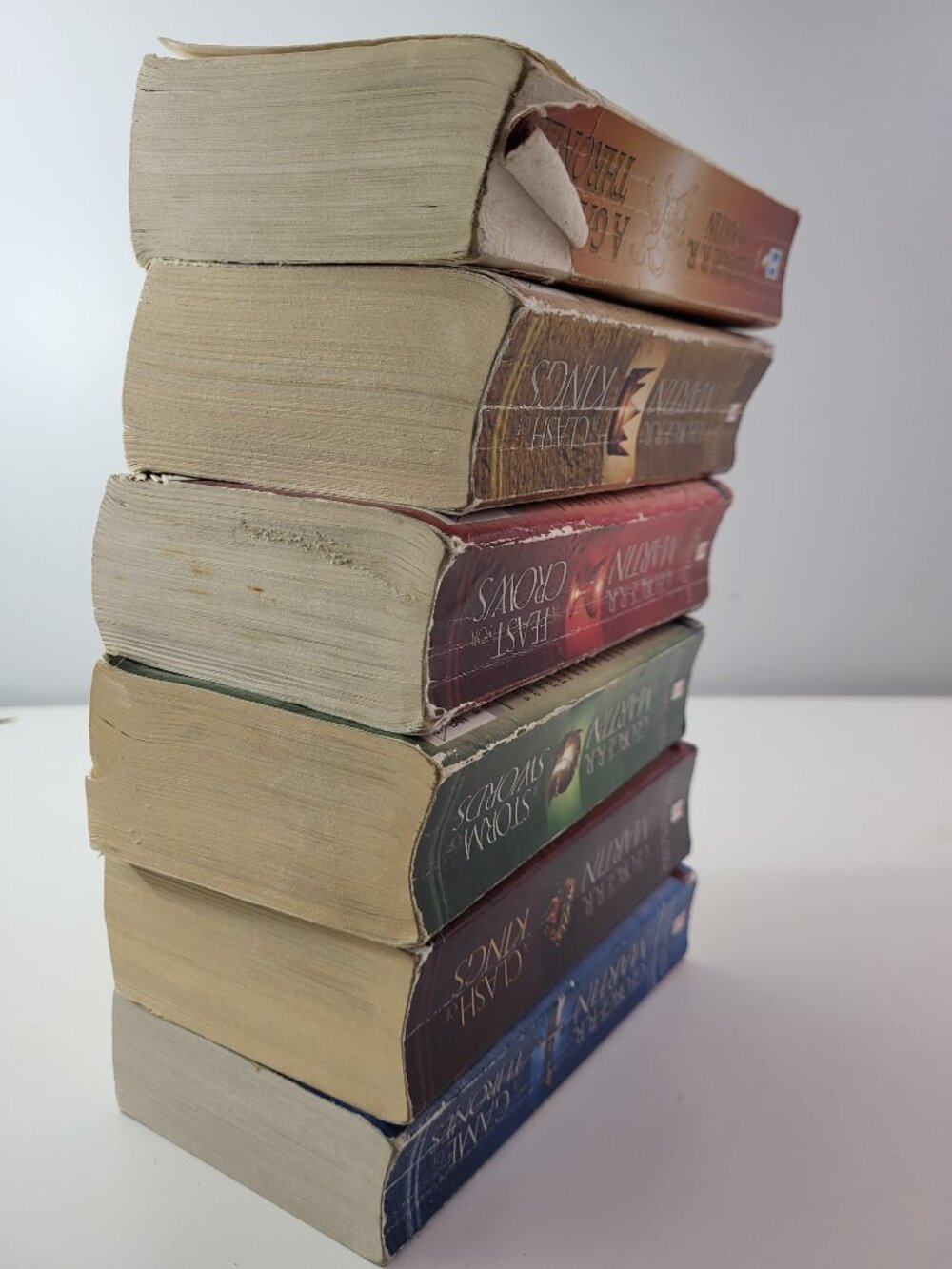 George R.R. Martin A Song of Ice and Fire Books Lot of 6 Game of Thrones - Picture 6 of 7